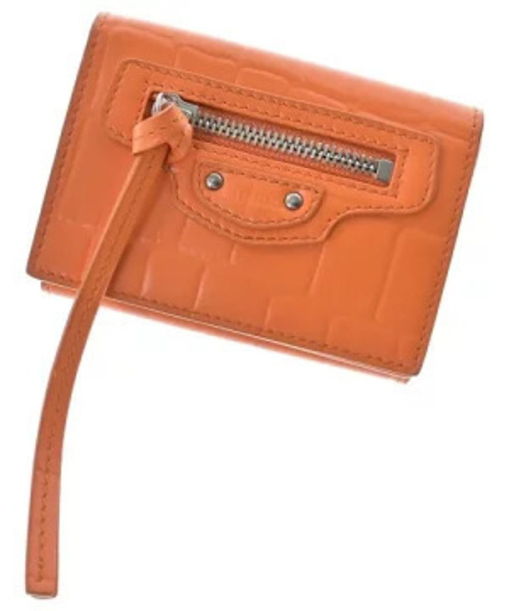 Balenciaga Wallet coin case Wallet Orange